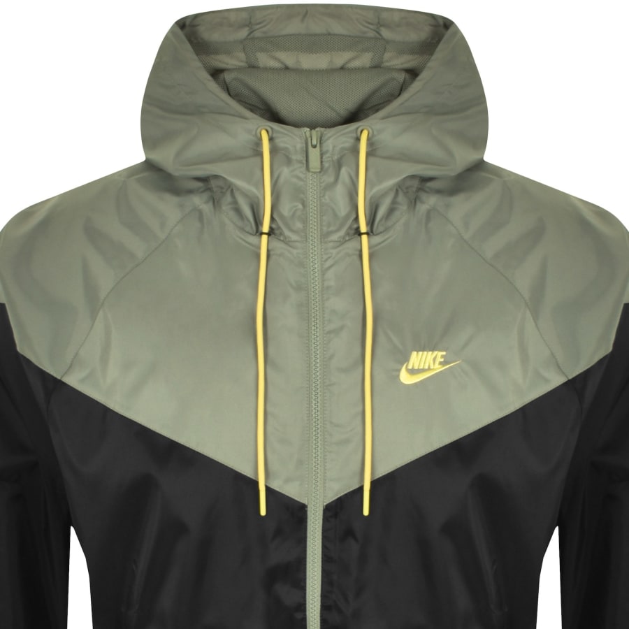 Green and black nike jacket new arrivals